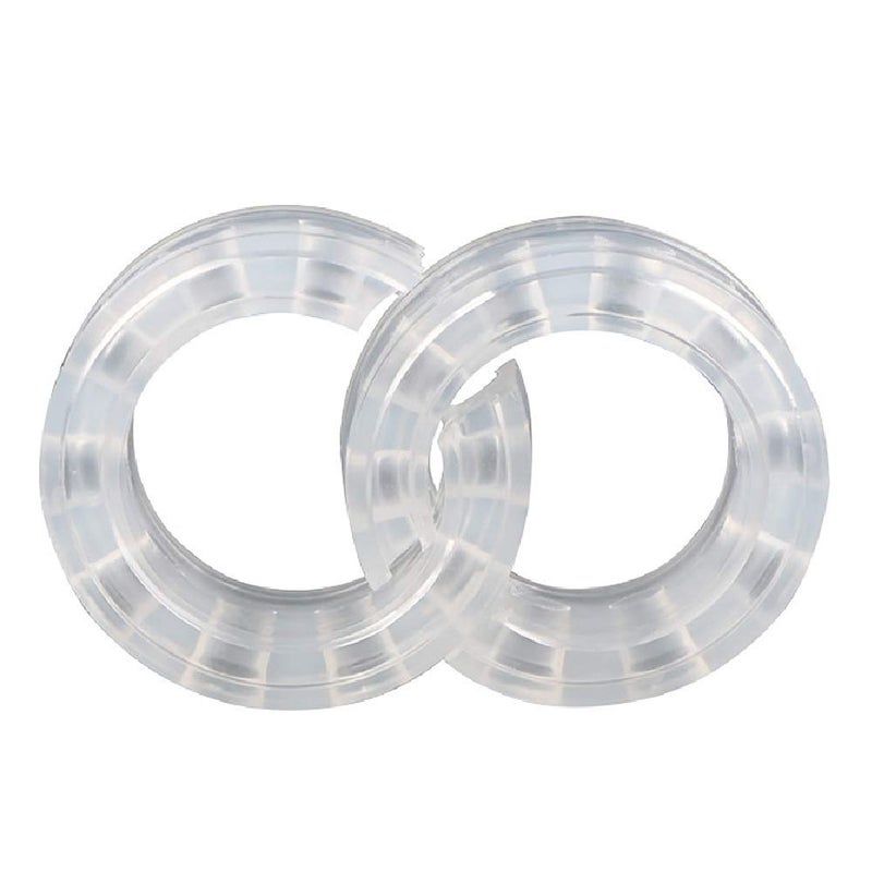 DEDC Car Shock Absorber, Auto Spring Bumper Cushion, Automotive Suspension Shock Absorber Performance Booster Kit Universal Vehicle, Coil Spring Spacer 2 Pcs (Type C) - Image 1